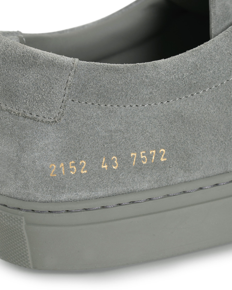 Herr | Common Projects Original Achilles Suede Sneaker Grey | Common Projects | Original Achilles Suede Sneaker Grey
