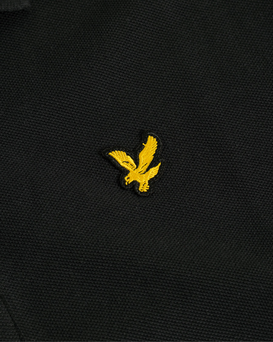 Herr | Tröjor | Lyle & Scott | Long Sleeve Plain Polo True Black