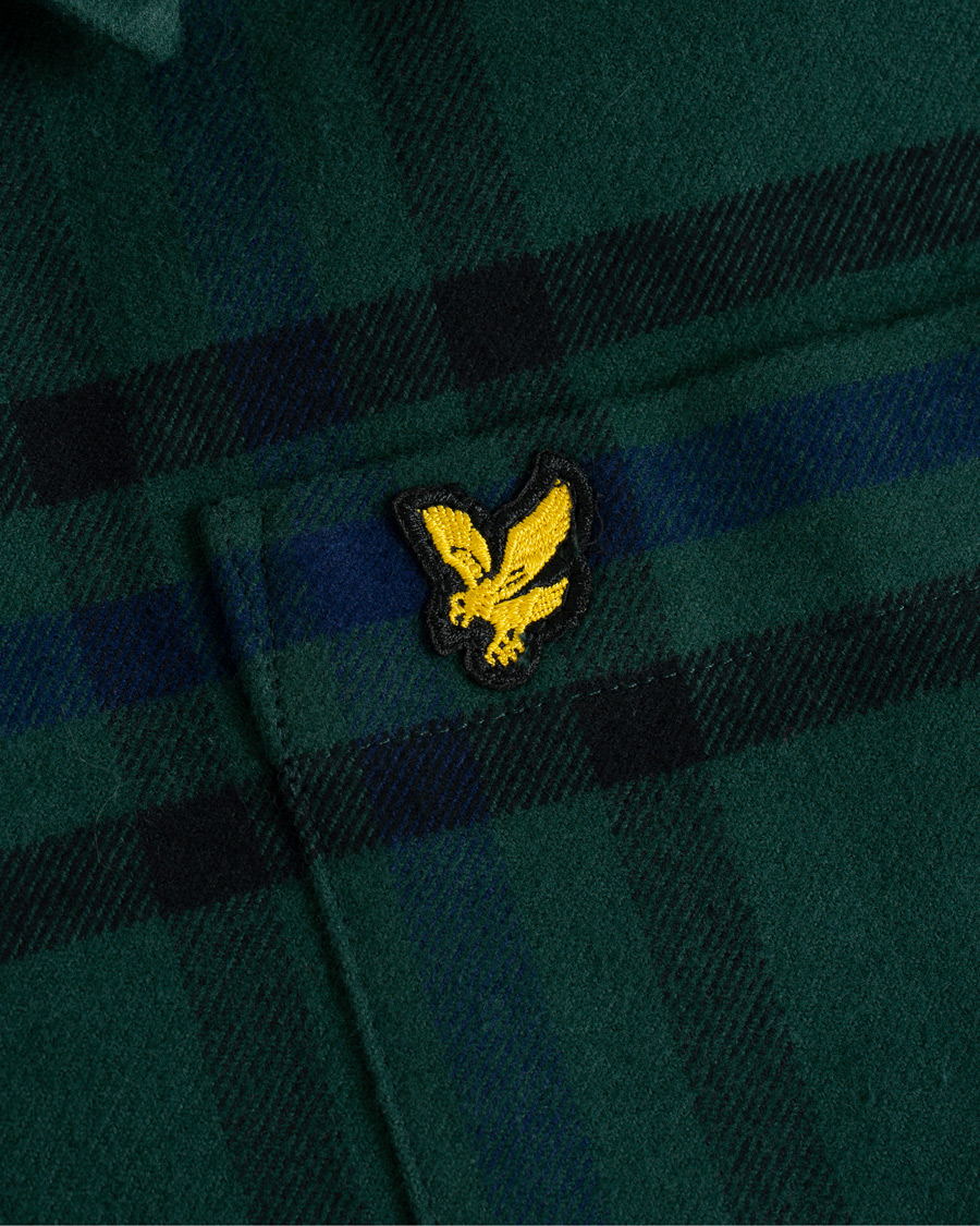 Herr | Skjortor | Lyle & Scott | Tartan Overshirt Jade Green