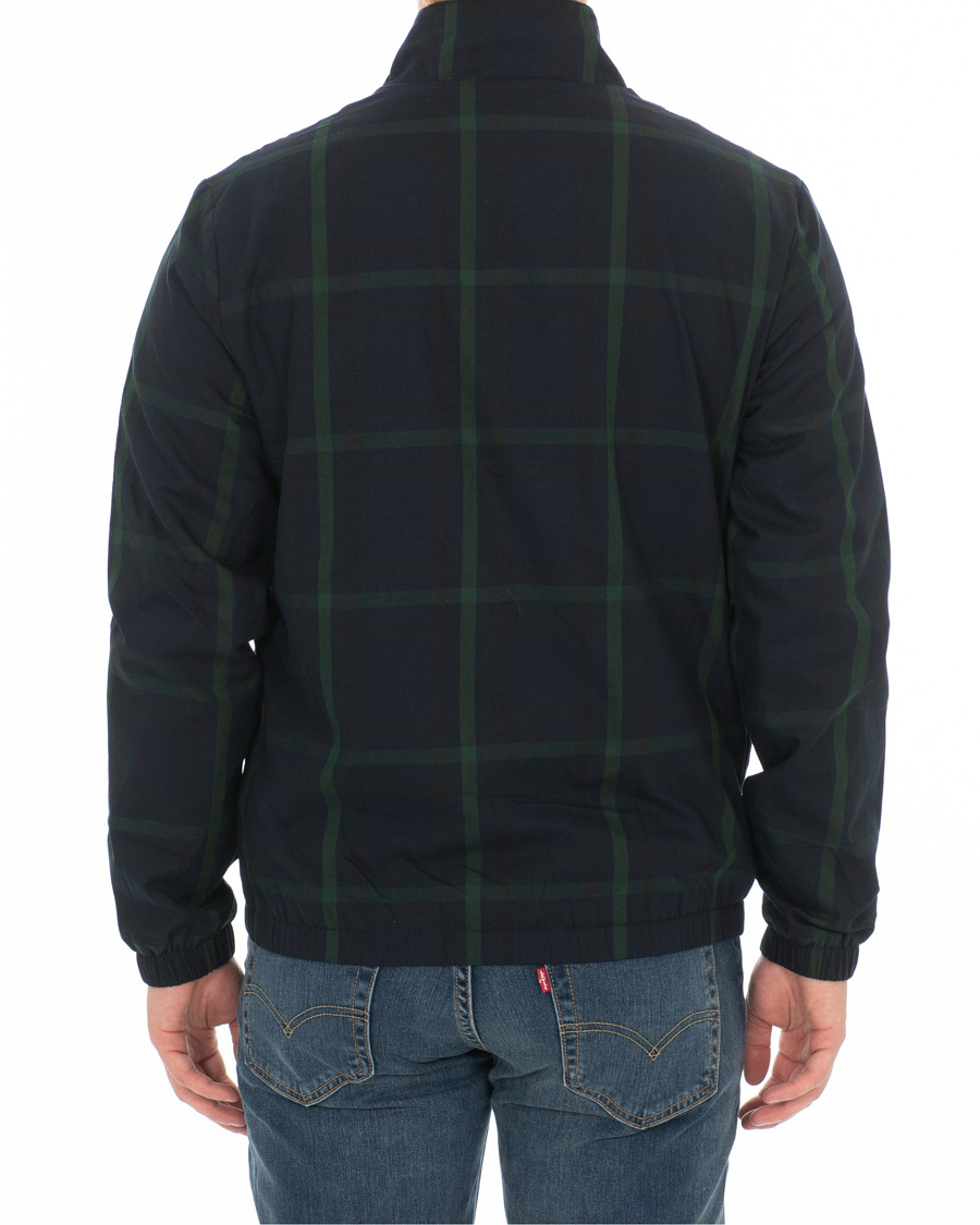 Herr | Jackor | Lyle & Scott | Tartan Harrington Jacket Navy/Check