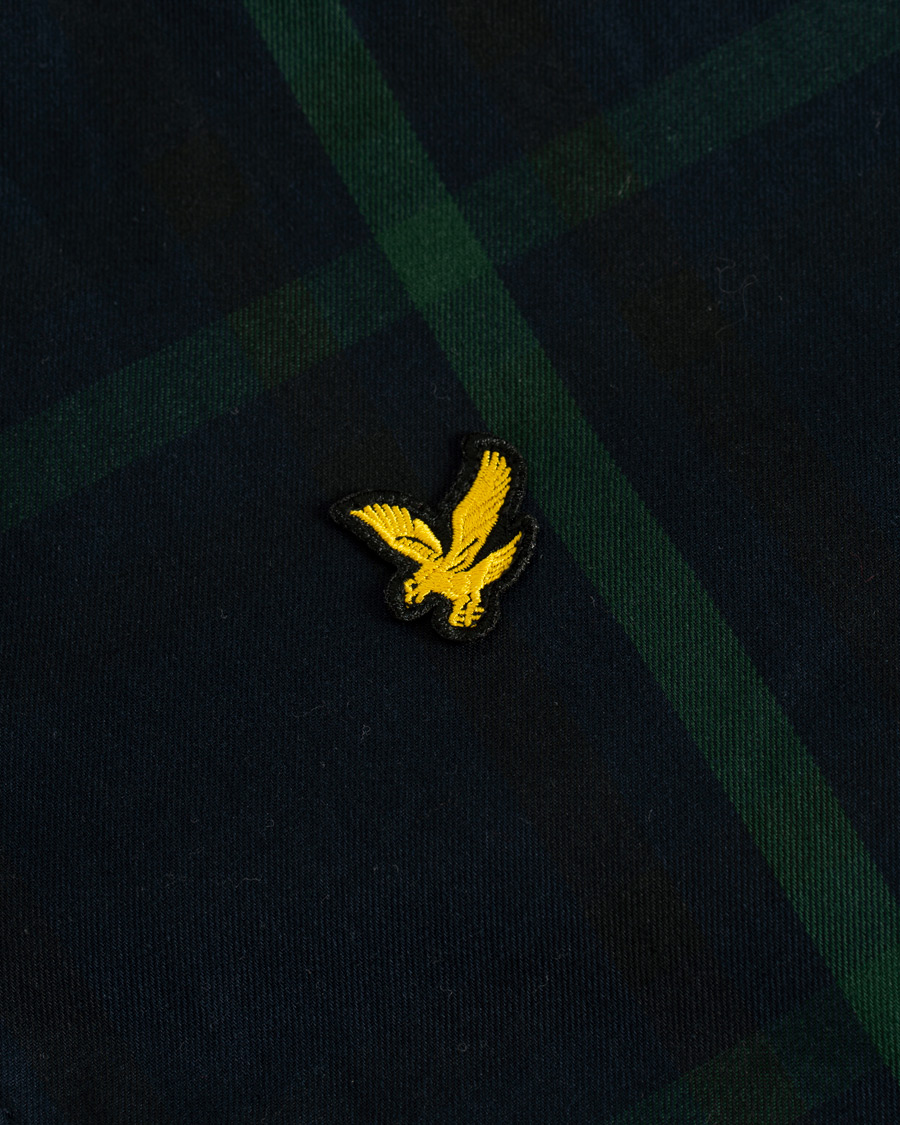 Herr | Jackor | Lyle & Scott | Tartan Harrington Jacket Navy/Check