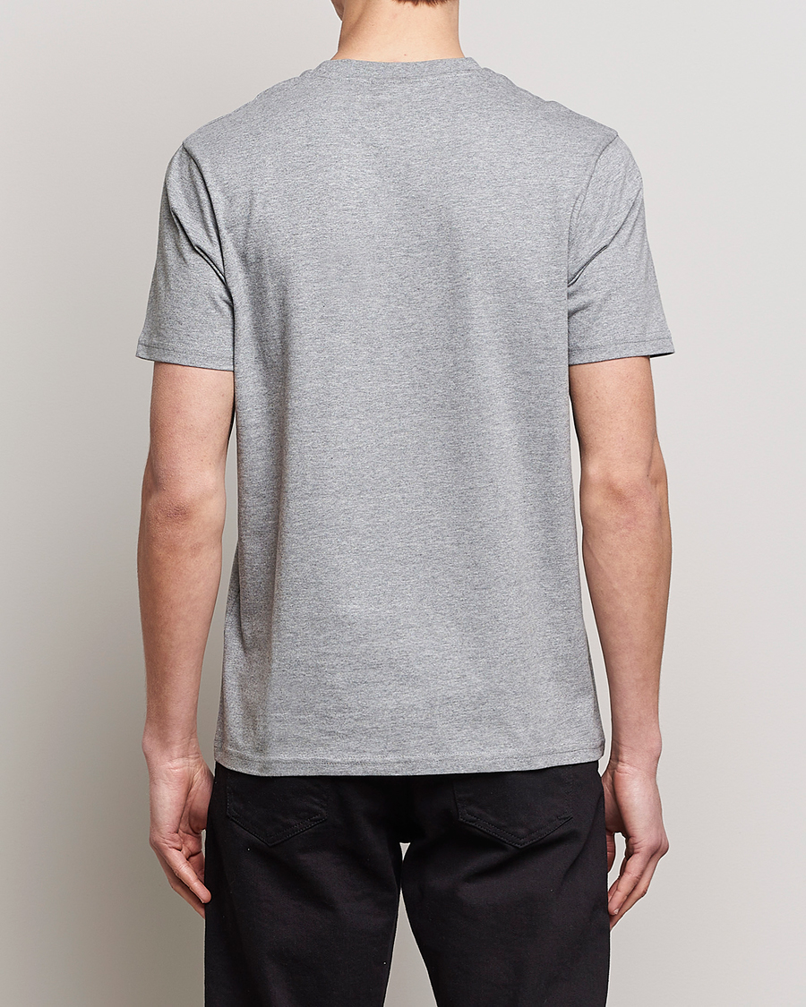 Herr | T-Shirts | Lyle & Scott | Crew Neck Organic Cotton T-Shirt Mid Grey Marl