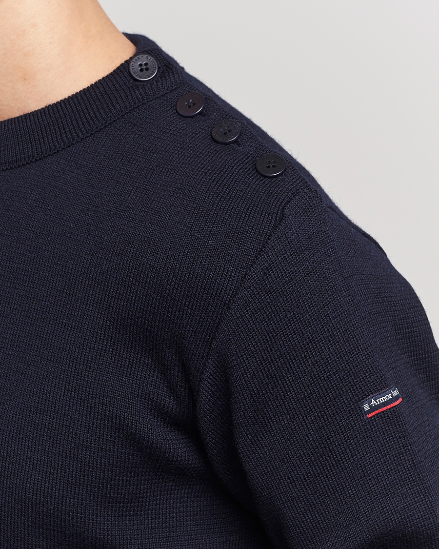 Herr | Tröjor | Armor-lux | Pull Fouesnant Sweater Navy