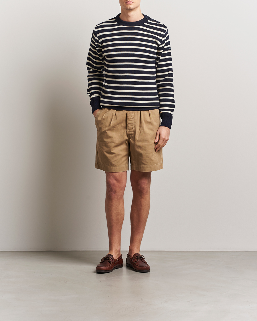 Herr | Tröjor | Armor-lux | Fouesnant Classic Sweater Rich Navy/Nature