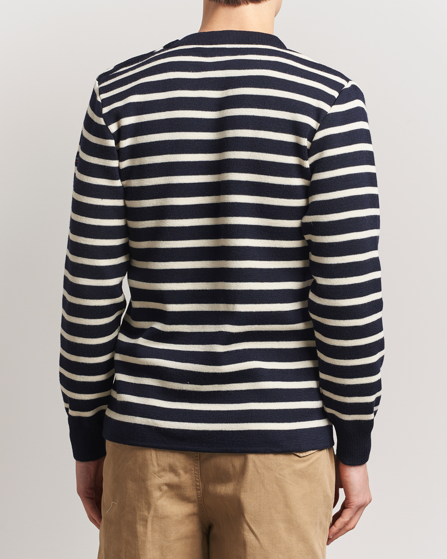 Herr | Tröjor | Armor-lux | Fouesnant Classic Sweater Rich Navy/Nature