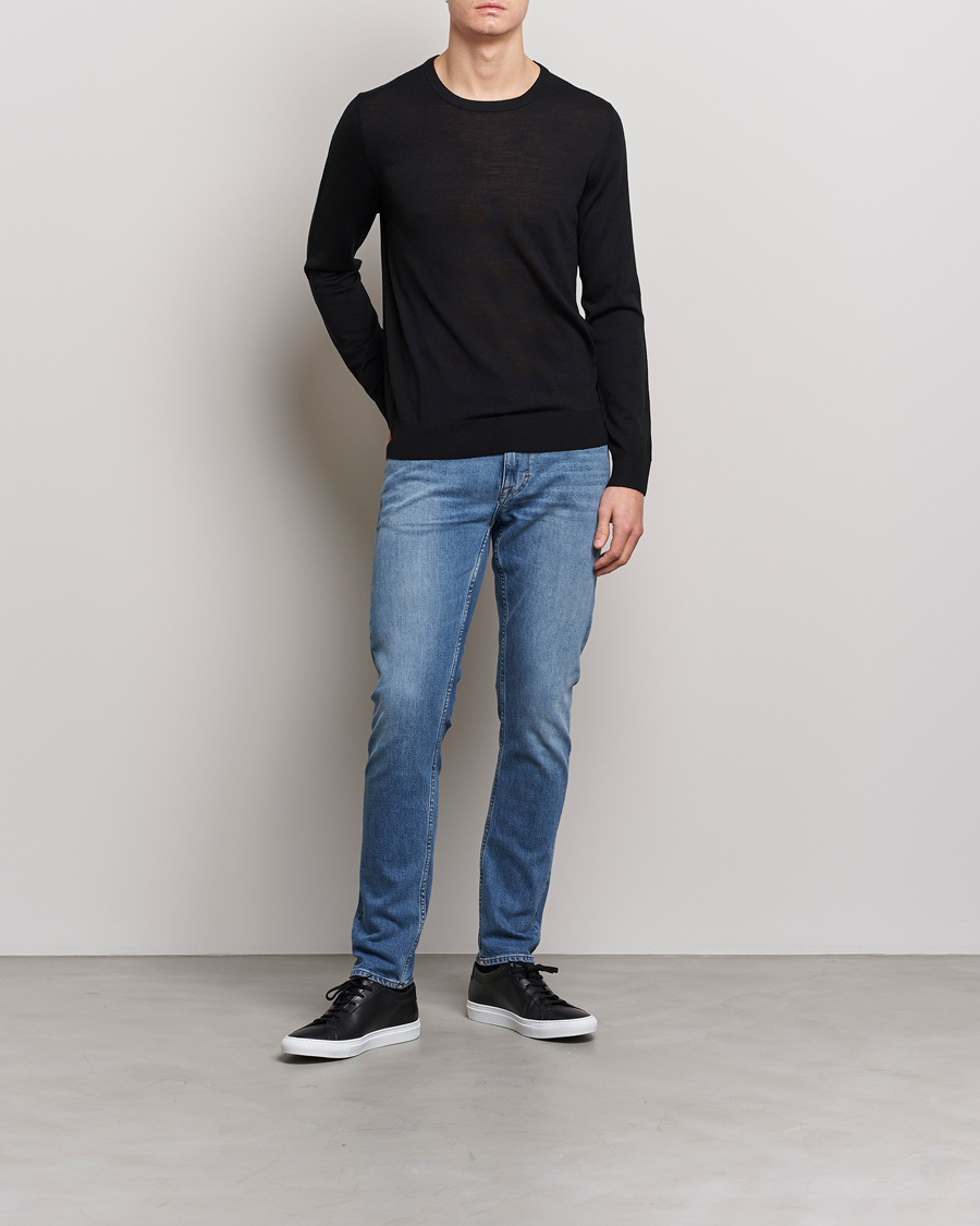 Herr | Tröjor | Tiger of Sweden | Nichols Crew Neck Pullover Black