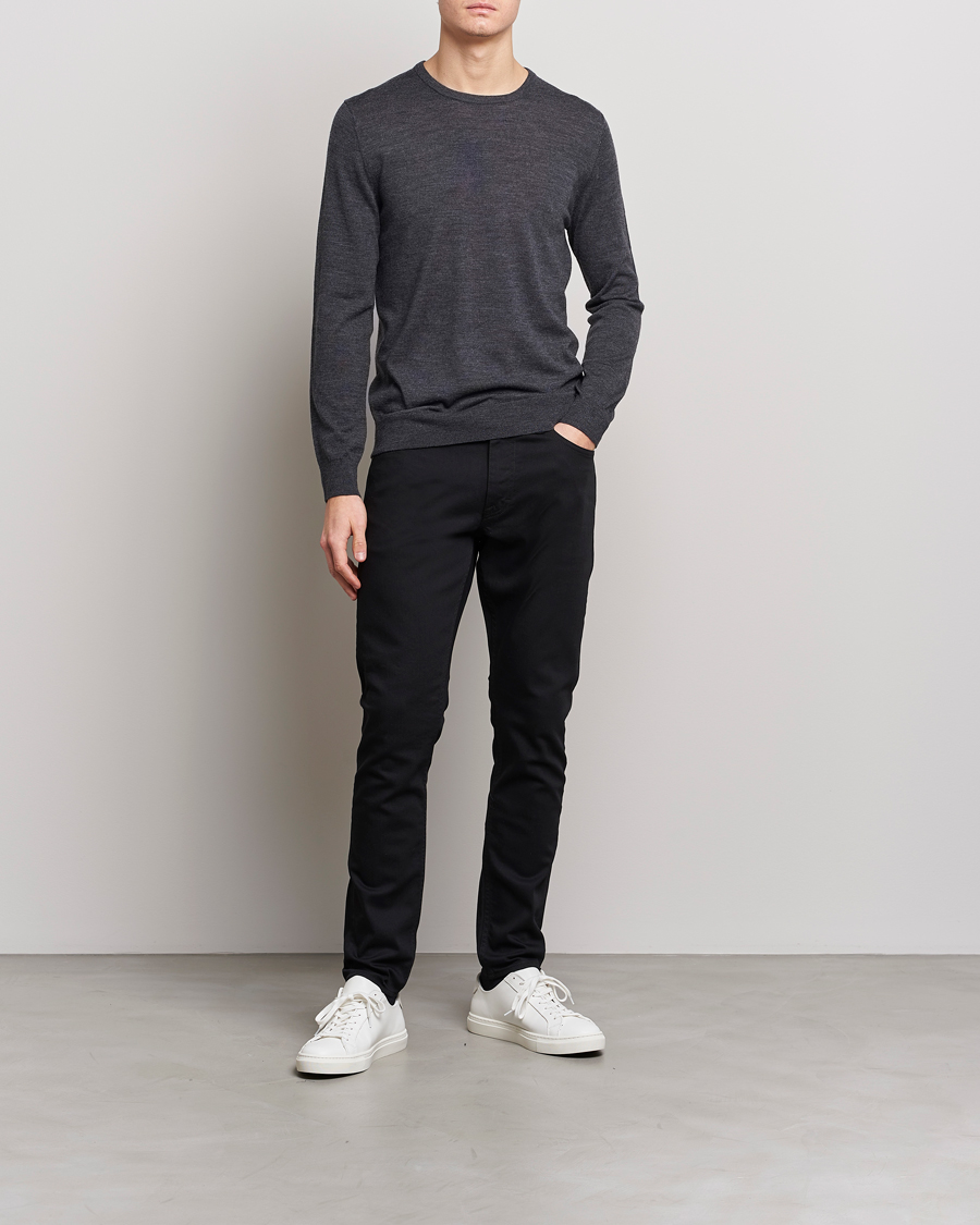 Herr | Tröjor | Tiger of Sweden | Nichols Crew Neck Pullover Grey
