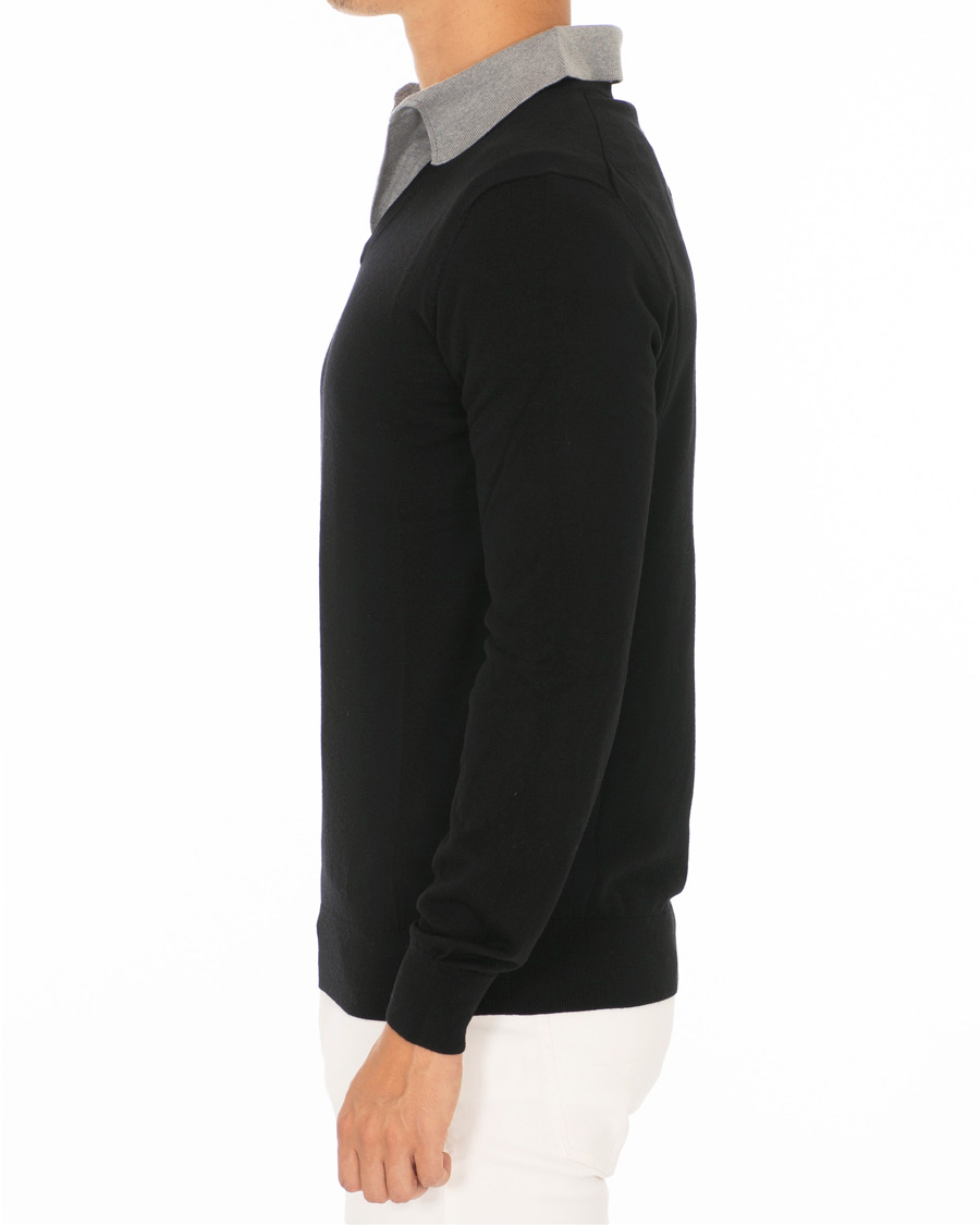 Herr | Tröjor | Tiger of Sweden | Rael V-Neck Pullover Black