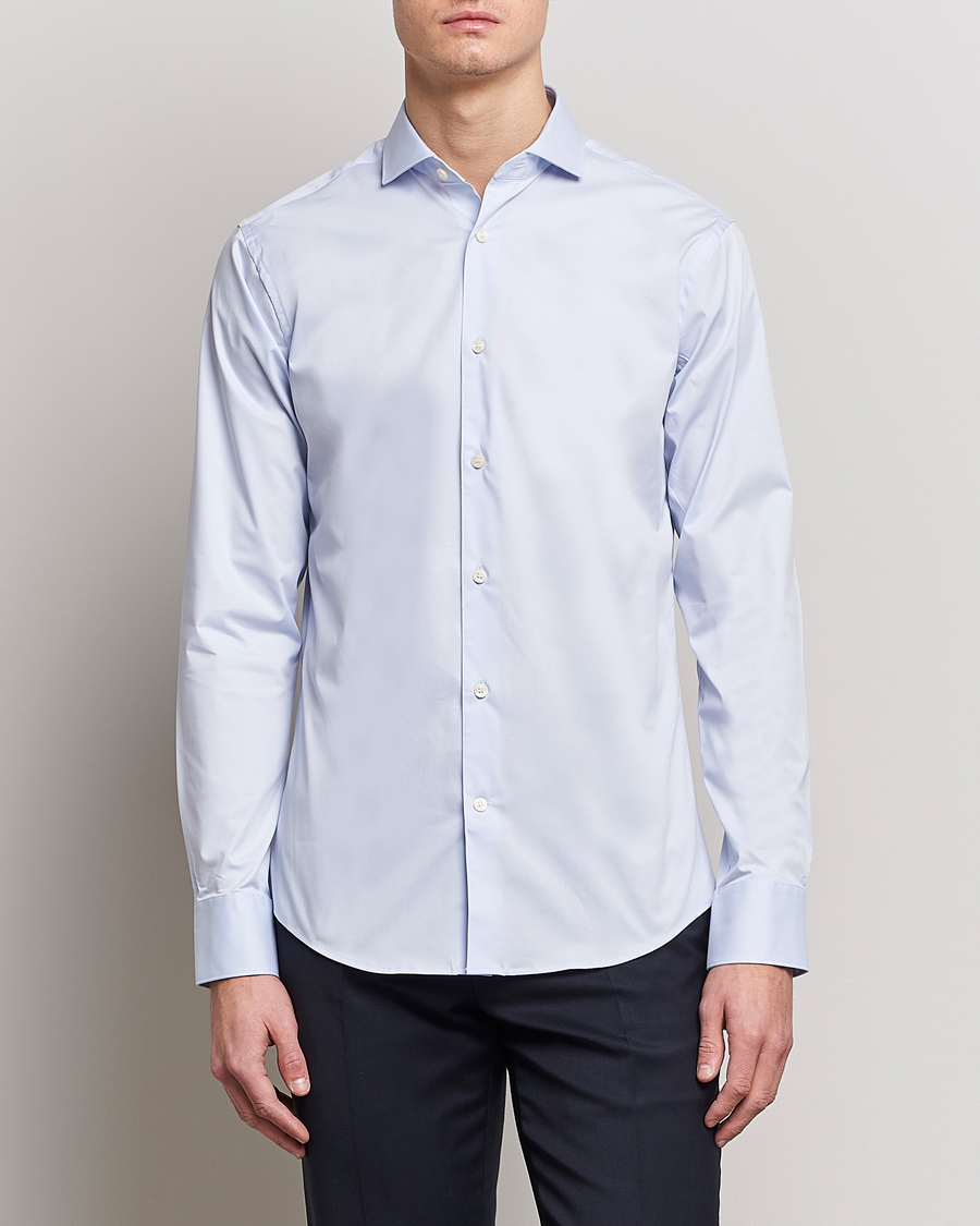 Herr | Businesskjortor | Tiger of Sweden | Farell 5 Stretch Shirt Light Blue