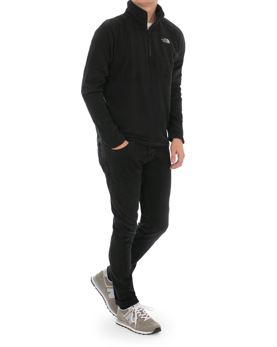 Herr | Tröjor | The North Face | 100 Glacier 1/4 Zip Fleece TNF Black
