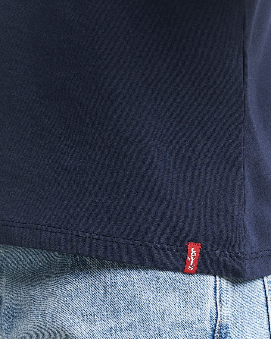 Herr | T-Shirts | Levi's | 2-Pack Crew Neck T-Shirt Navy/White
