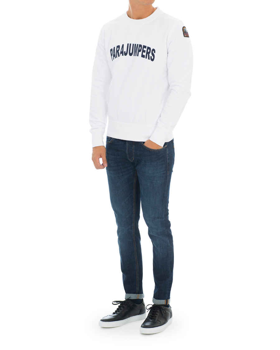 Herr | Tröjor | Parajumpers | Caleb Crew Neck Sweatshirts Off White
