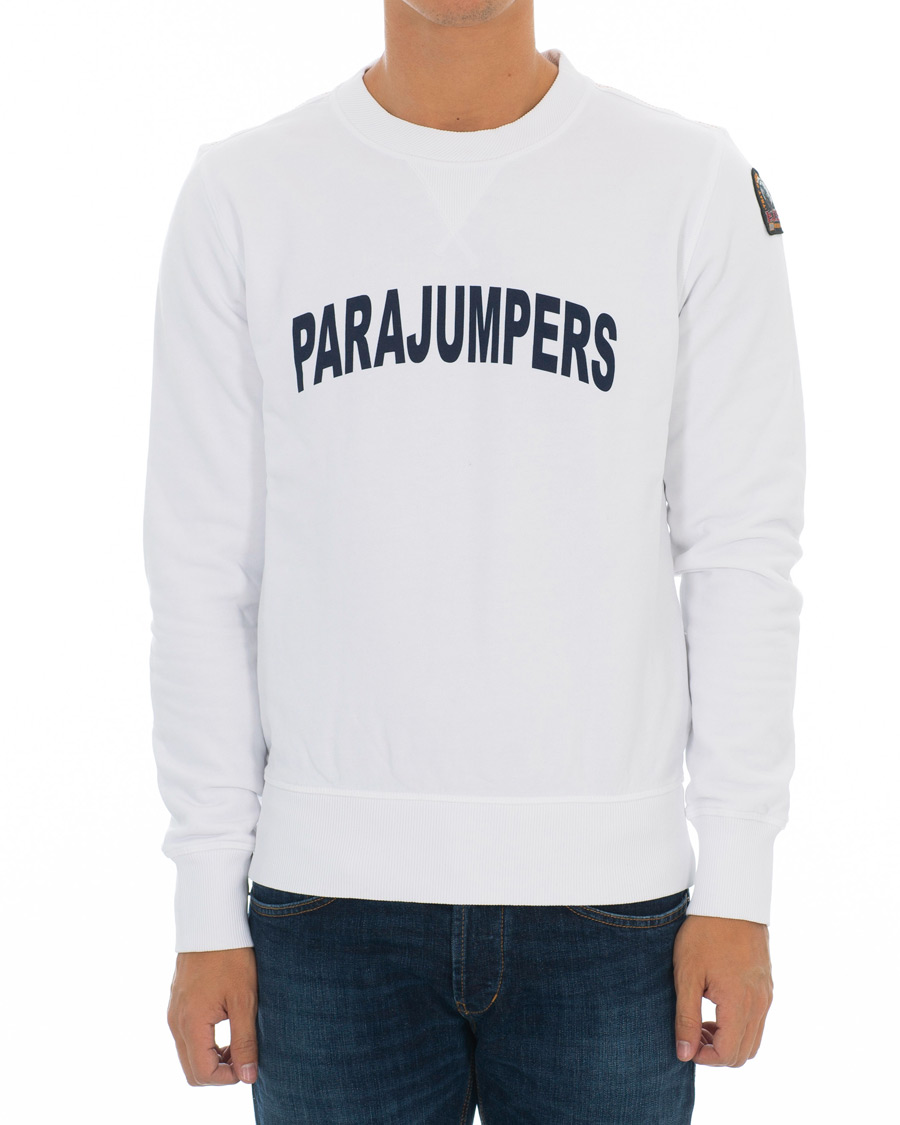 Herr | Tröjor | Parajumpers | Caleb Crew Neck Sweatshirts Off White