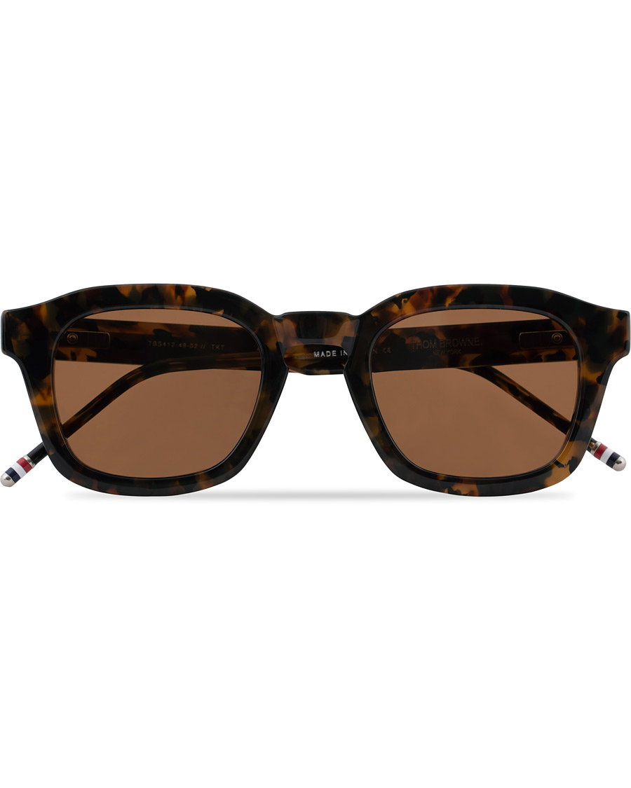 Herr | Thom Browne TB-S412 Sunglasses Tokyo Tortoise | Thom Browne | TB-S412 Sunglasses Tokyo Tortoise