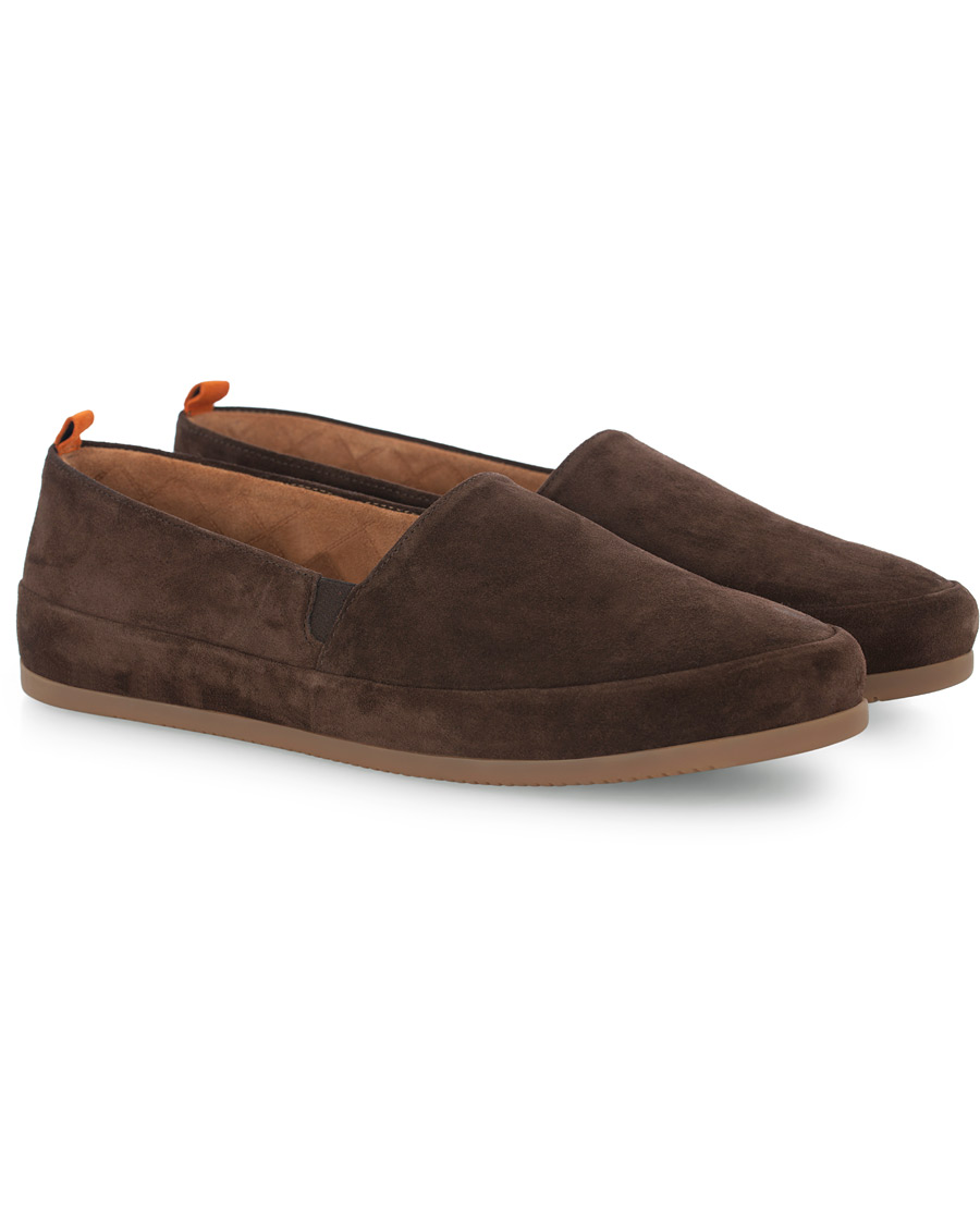 Herr | Mulo Sherling Lined Slipper Dark Brown Suede | MULO | Sherling Lined Slipper Dark Brown Suede