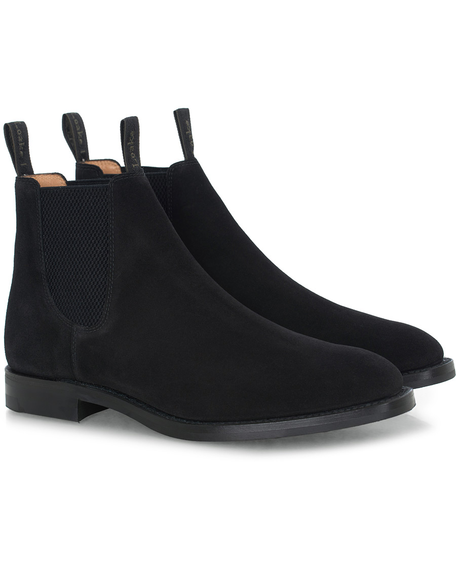 Herr | Loake 1880 Chatsworth Chelsea Boot Black Suede | Loake 1880 | Chatsworth Chelsea Boot Black Suede