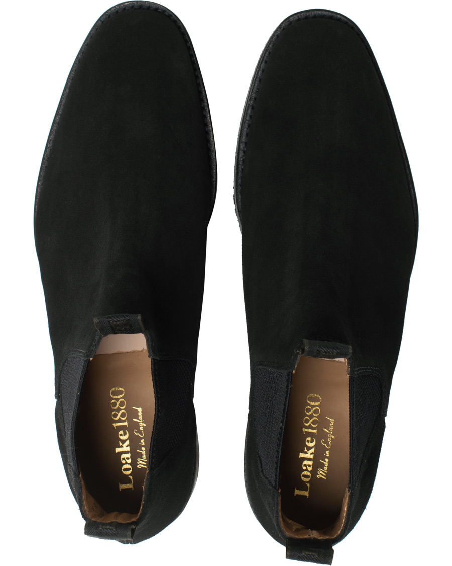 Herr | Loake 1880 Chatsworth Chelsea Boot Black Suede | Loake 1880 | Chatsworth Chelsea Boot Black Suede