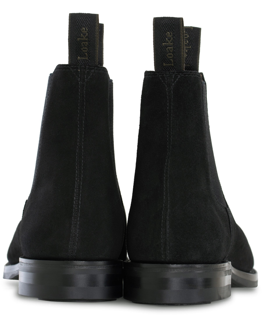 Herr | Loake 1880 Chatsworth Chelsea Boot Black Suede | Loake 1880 | Chatsworth Chelsea Boot Black Suede