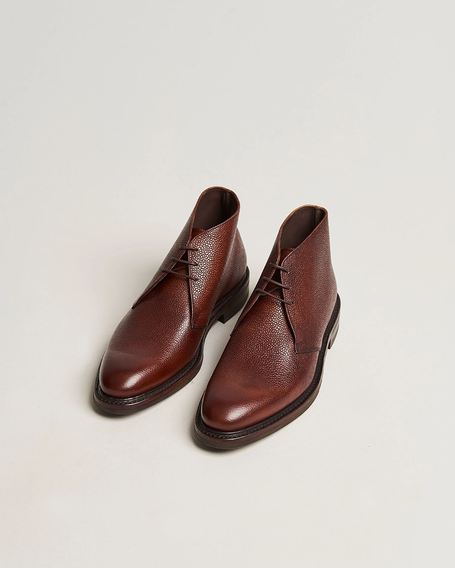 Herr | Best of British | Loake 1880 Legacy | Lytham Chukka Boot Oxblood Grain Calf