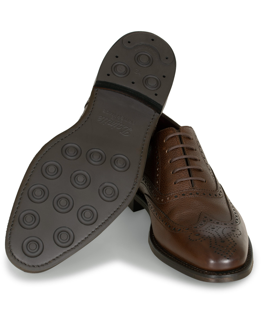 Herr | Loake 1880 Buckingham Brogue Dark Brown Grain Calf | Loake 1880 | Buckingham Brogue Dark Brown Grain Calf