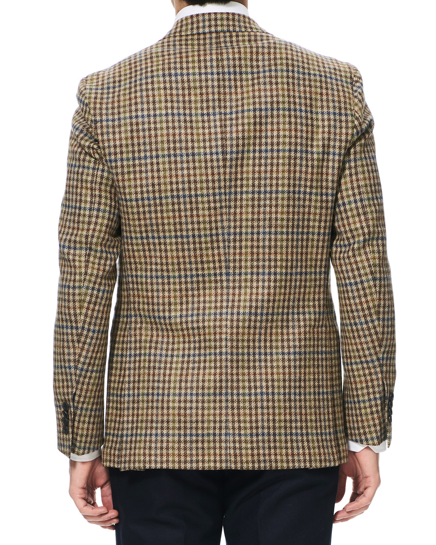 Herr | Kavajer | Berg&Berg | Dan II Gun Club Check Wool Blazer Brown/Olive