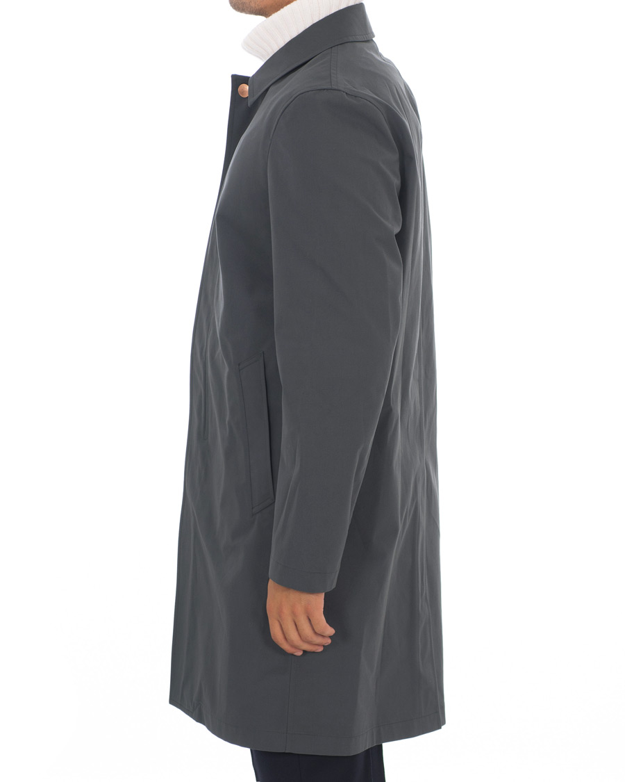 Herr | Jackor | Private White V.C. | Unlined Cotton Ventile Mac Coat 3.0 Charcoal