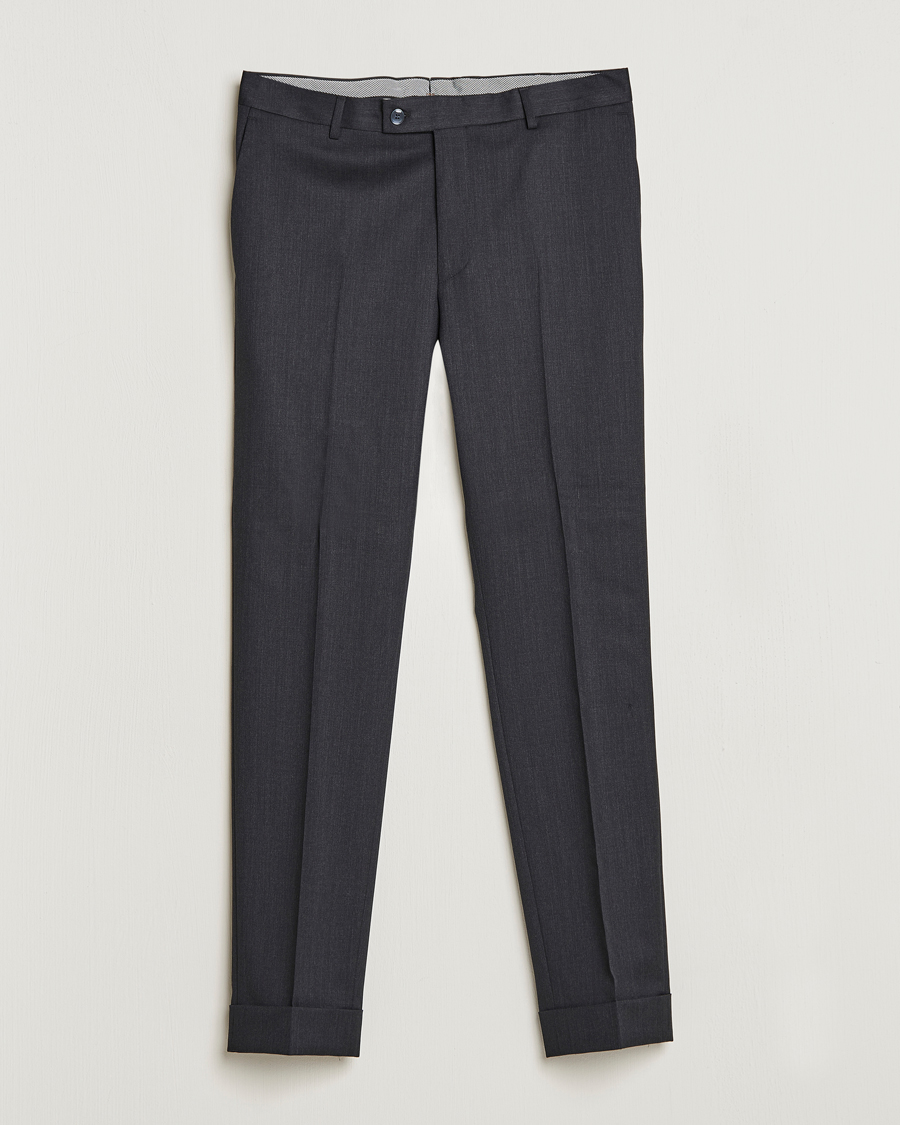 Herr | Byxor | Morris | Heritage Prestige Suit Trousers Grey