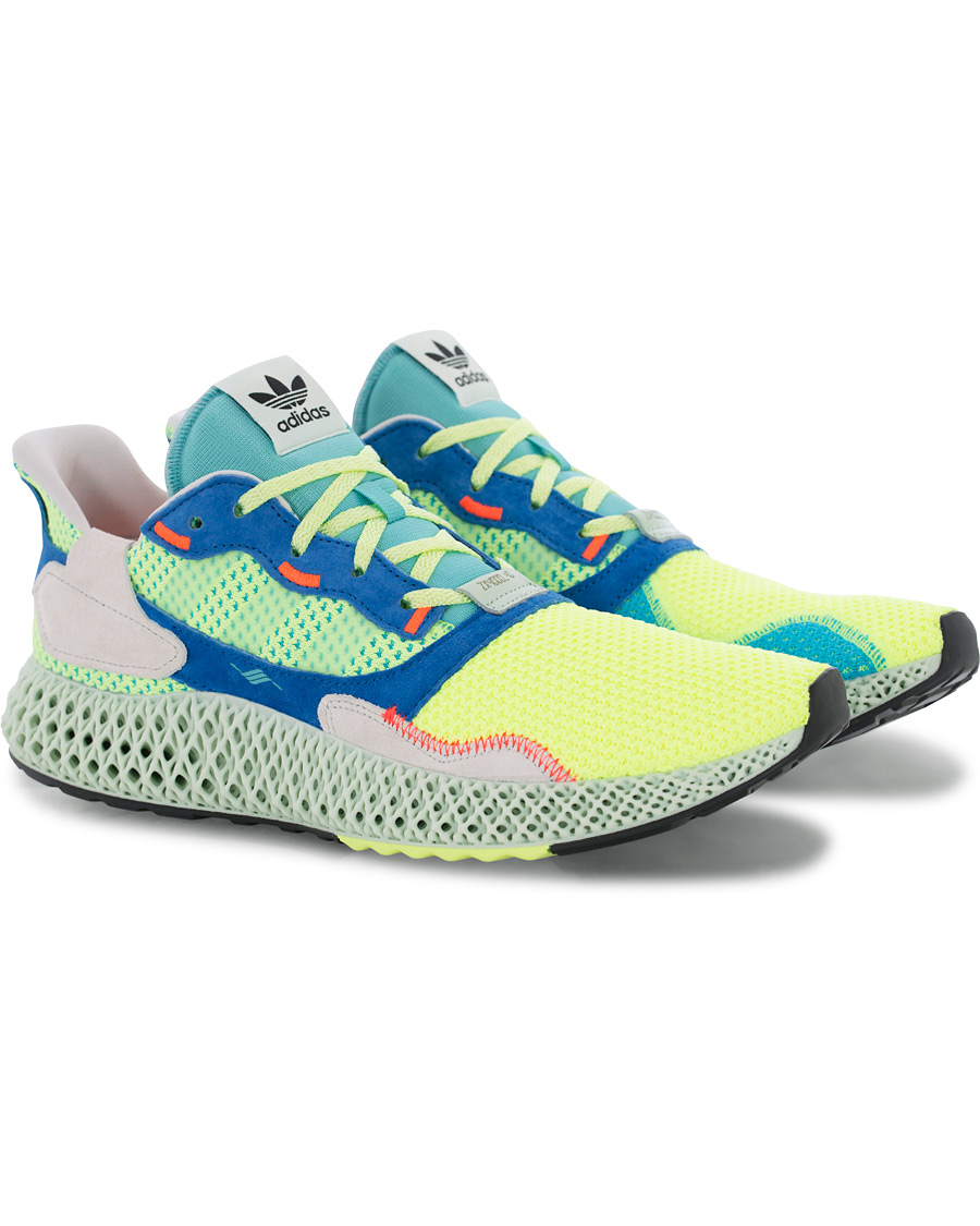 Herr | Adidas Originals ZX 4000 4D Sneaker Yellow/Green/Mint | adidas Originals | ZX 4000 4D Sneaker Yellow/Green/Mint