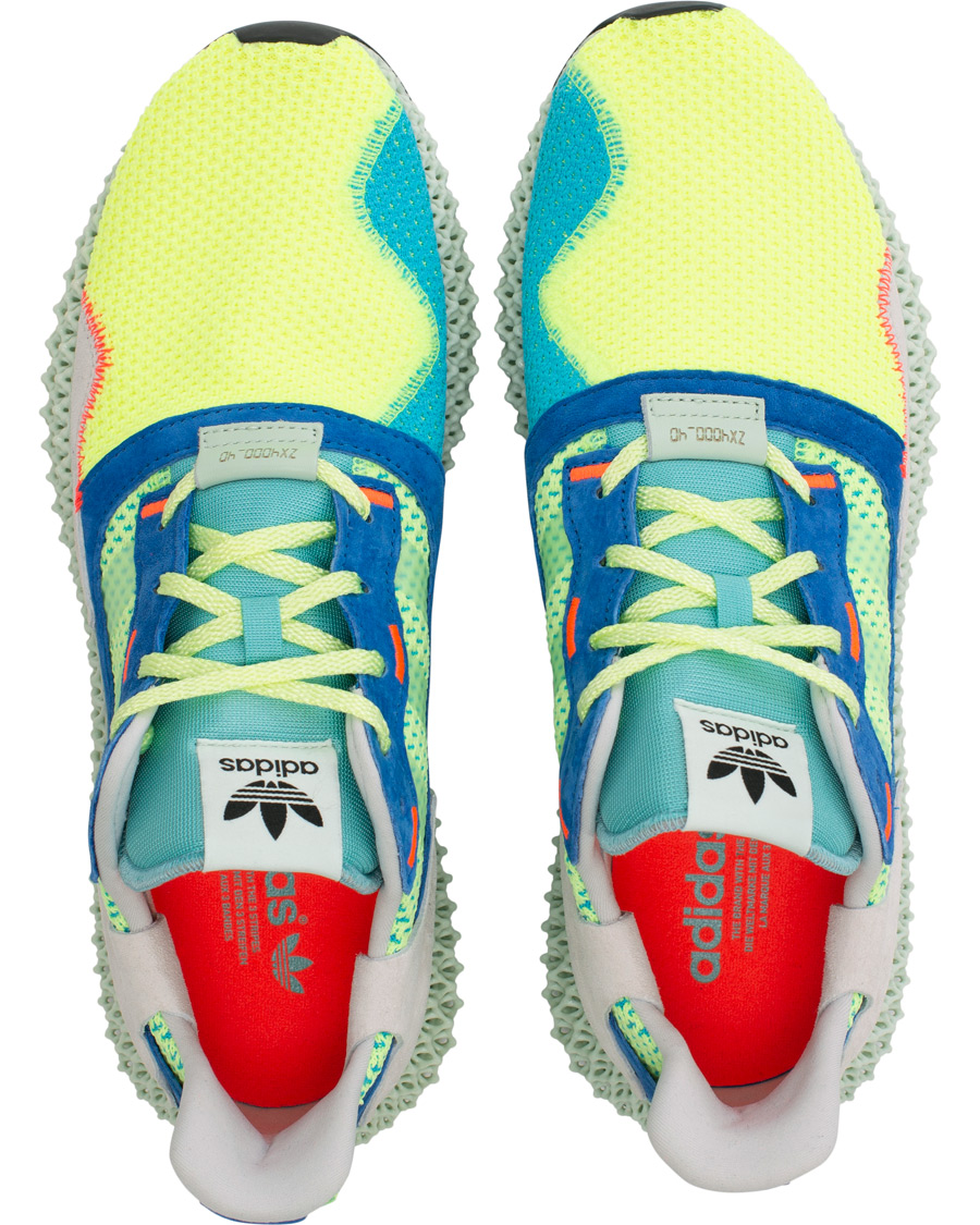 Herr | Adidas Originals ZX 4000 4D Sneaker Yellow/Green/Mint | adidas Originals | ZX 4000 4D Sneaker Yellow/Green/Mint