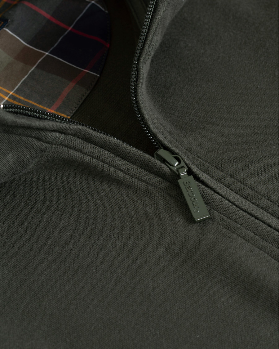 Herr | Tröjor | Barbour Lifestyle | Batten Cotton/Modal Half Zip Olive