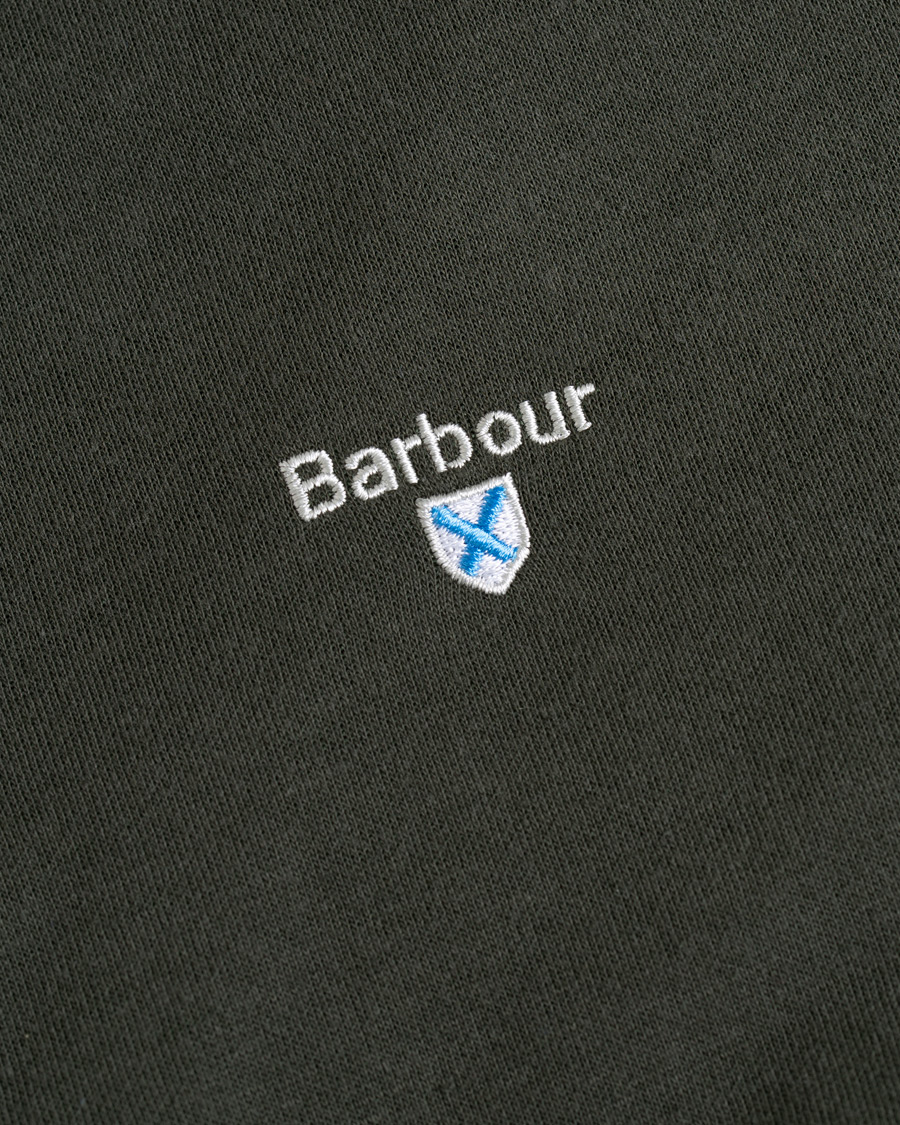 Herr | Tröjor | Barbour Lifestyle | Batten Cotton/Modal Half Zip Olive