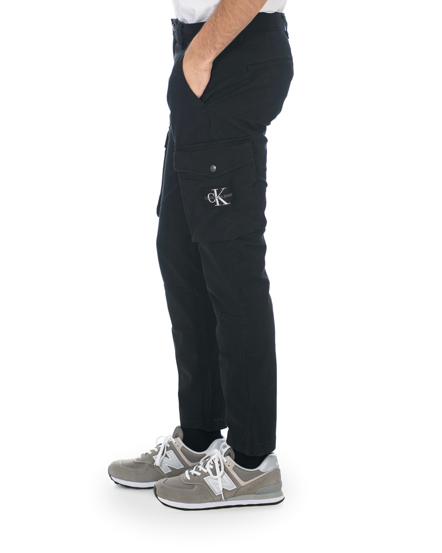 Herr | Byxor | Calvin Klein Jeans | Skinny Washed Cargo Pants Black