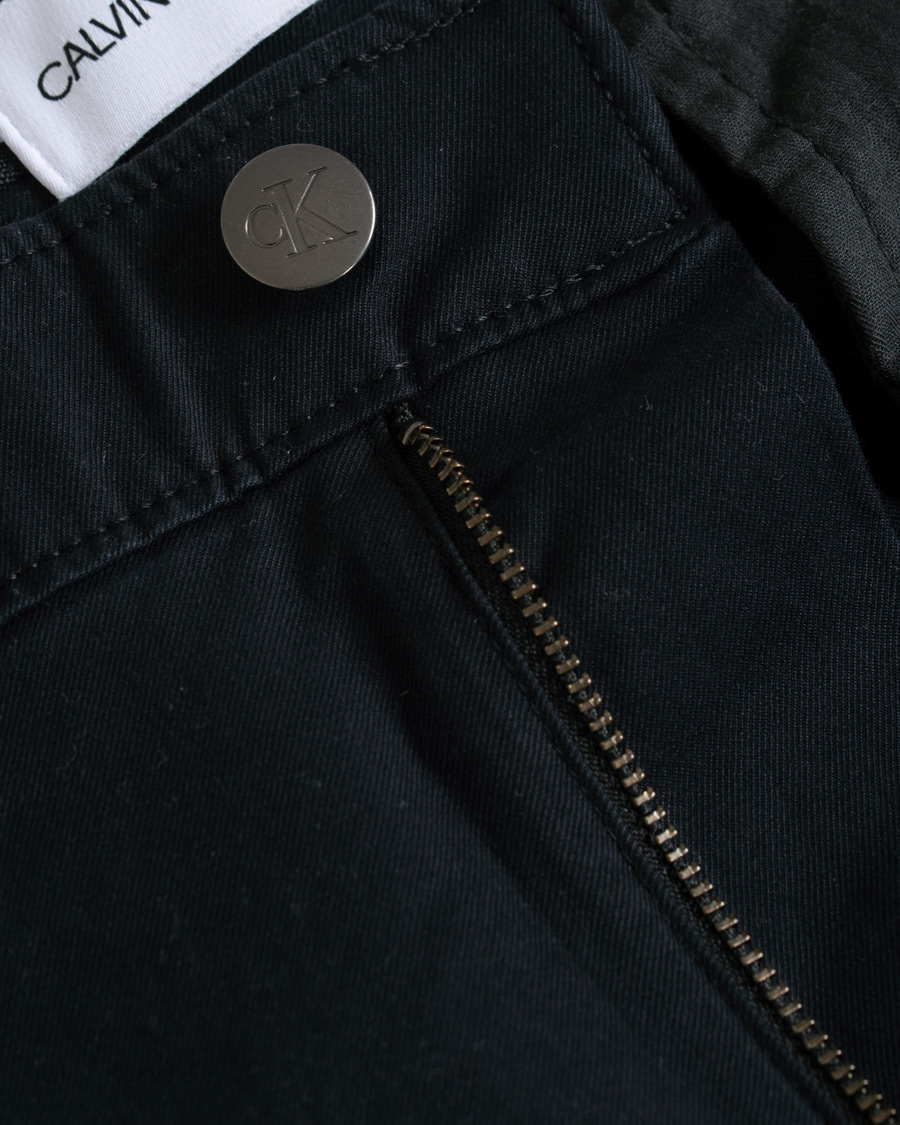 Herr | Byxor | Calvin Klein Jeans | Skinny Washed Cargo Pants Black