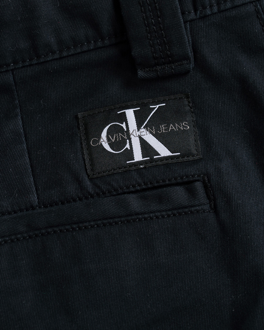 Herr | Byxor | Calvin Klein Jeans | Skinny Washed Cargo Pants Black