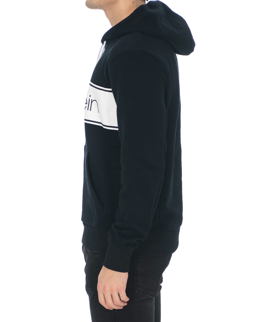 Herr | Tröjor | Calvin Klein | Logo Stripe Hoodie Black