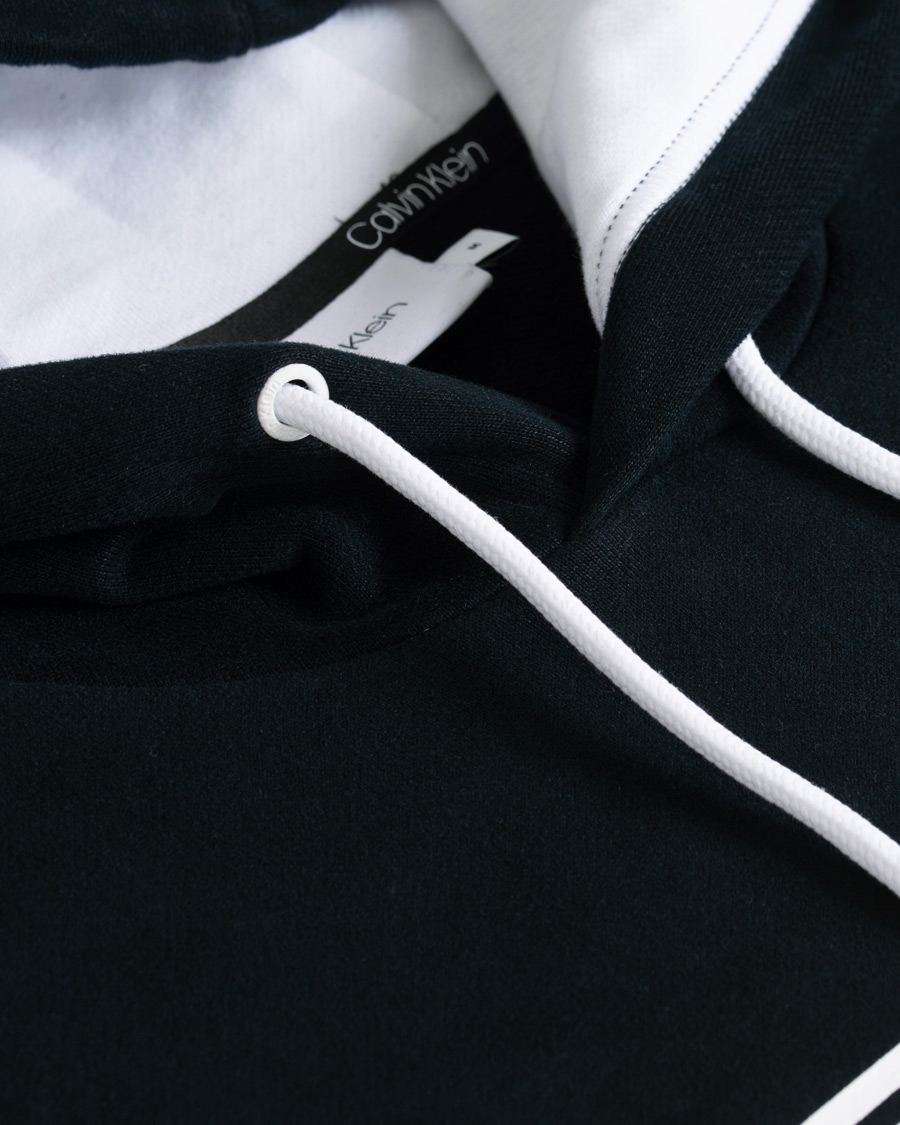 Herr | Tröjor | Calvin Klein | Logo Stripe Hoodie Black