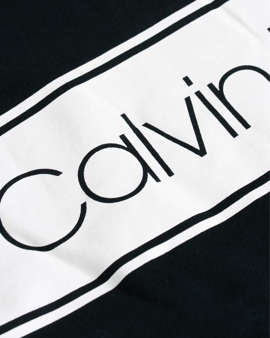 Herr | Tröjor | Calvin Klein | Logo Stripe Hoodie Black