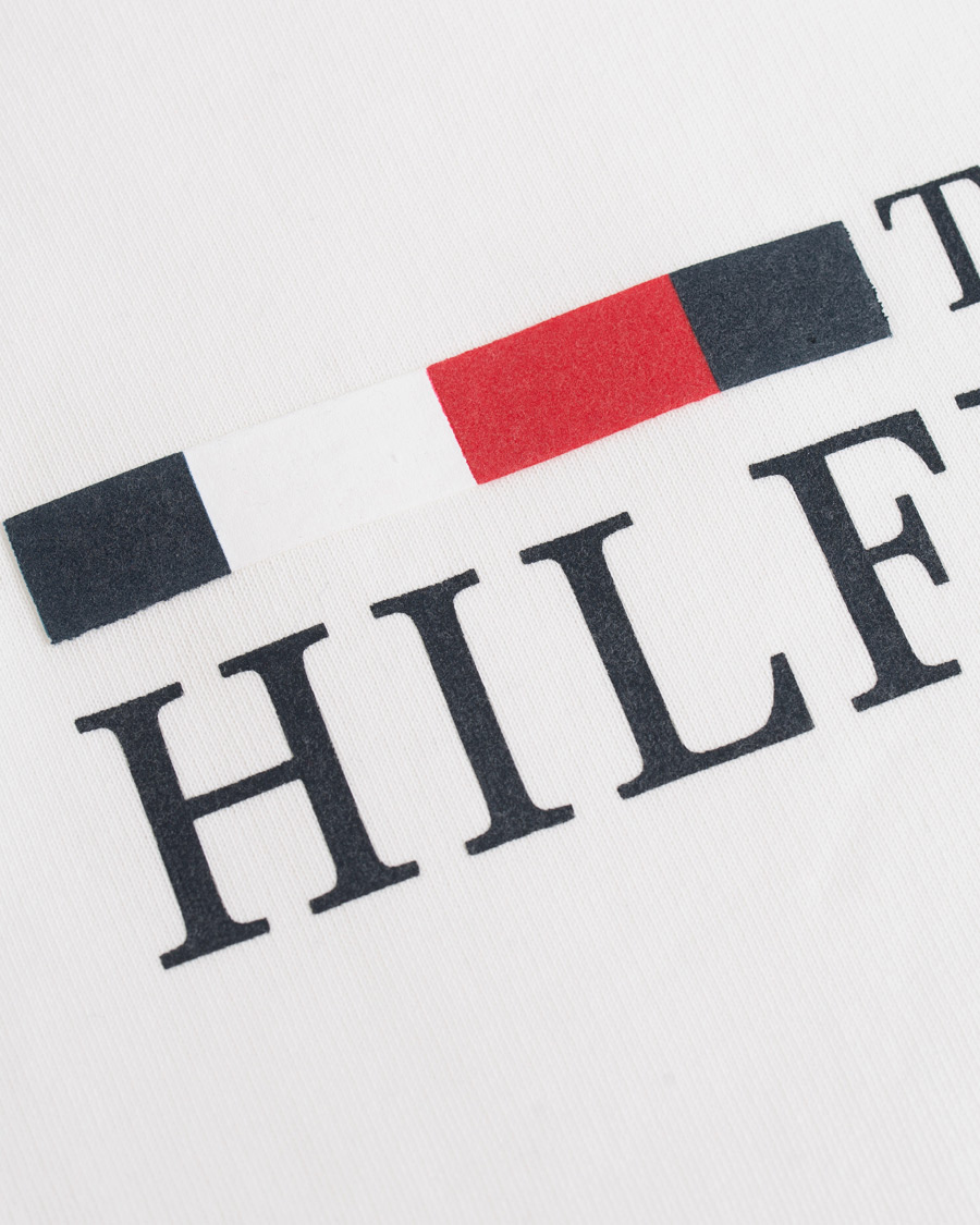 Herr | Tröjor | Tommy Hilfiger | Basic Logo Hoodie Ecru