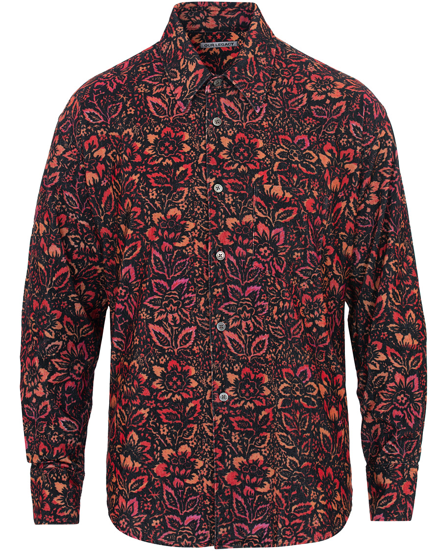 Herr | Skjortor | Our Legacy | Coco 70's Shirt Floral Wallpaper Print