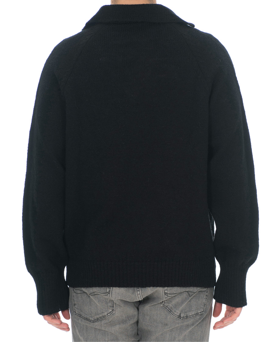 Herr | Tröjor | Our Legacy | Big Knit Coarse Wool Sweater Black