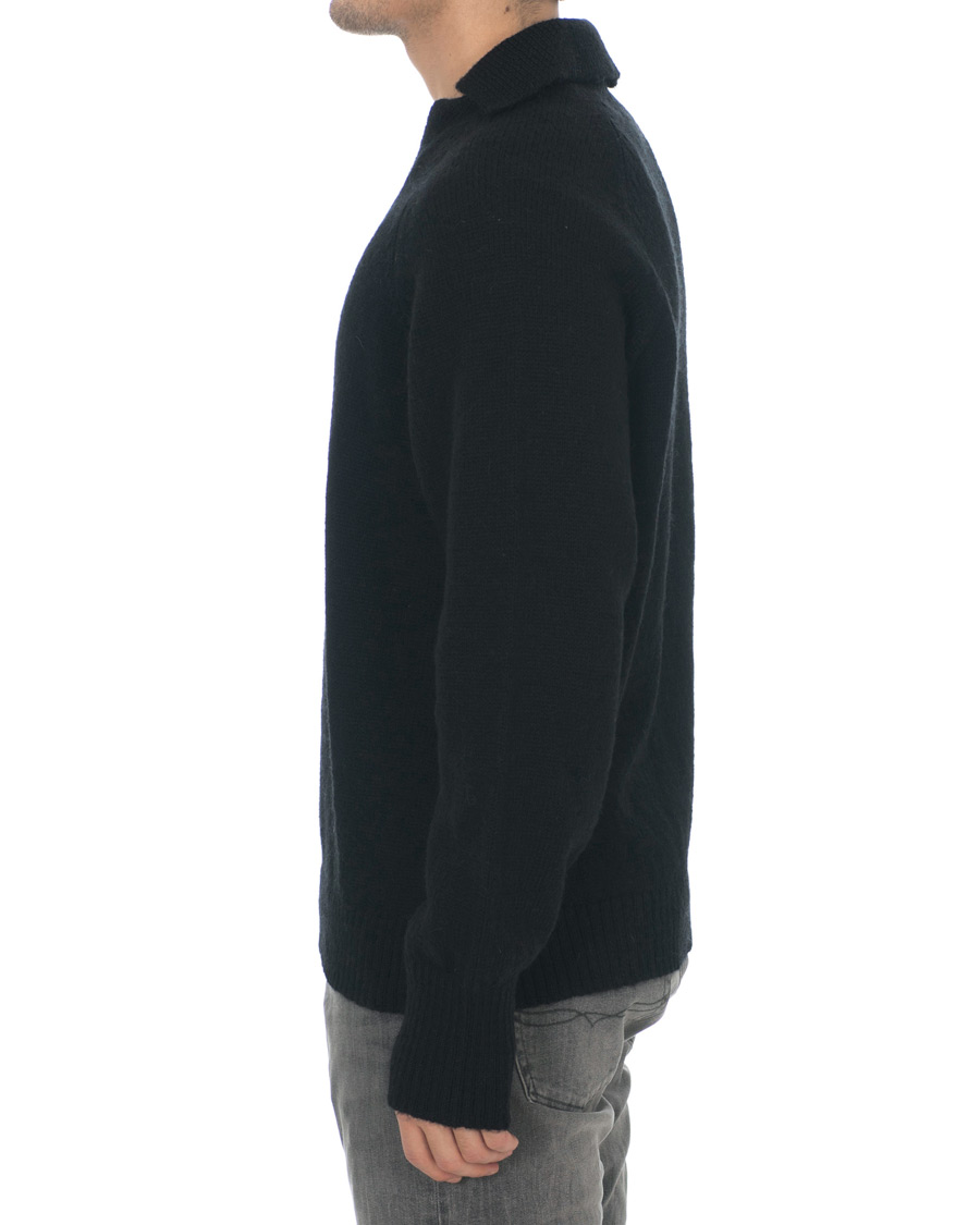 Herr | Tröjor | Our Legacy | Big Knit Coarse Wool Sweater Black