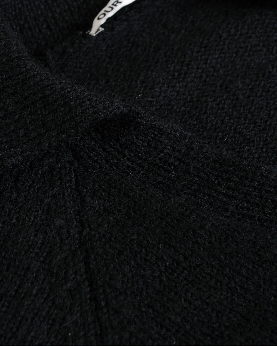 Herr | Tröjor | Our Legacy | Big Knit Coarse Wool Sweater Black