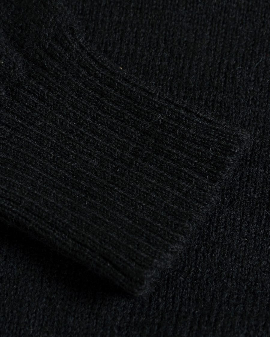 Herr | Tröjor | Our Legacy | Big Knit Coarse Wool Sweater Black