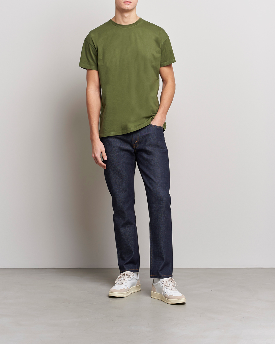 Herr | Byxor | Jeanerica | TM005 Tapered Jeans Blue Raw