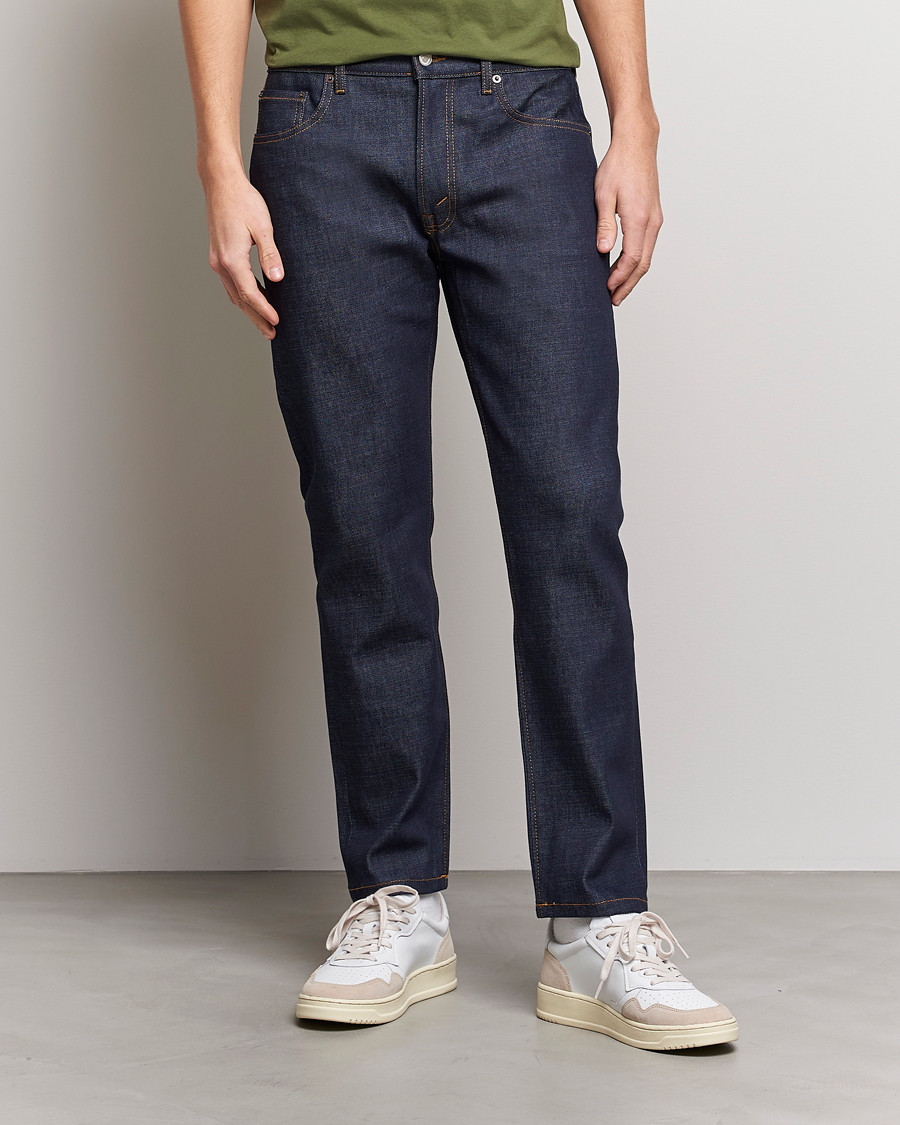 Herr | Blå jeans | Jeanerica | TM005 Tapered Jeans Blue Raw