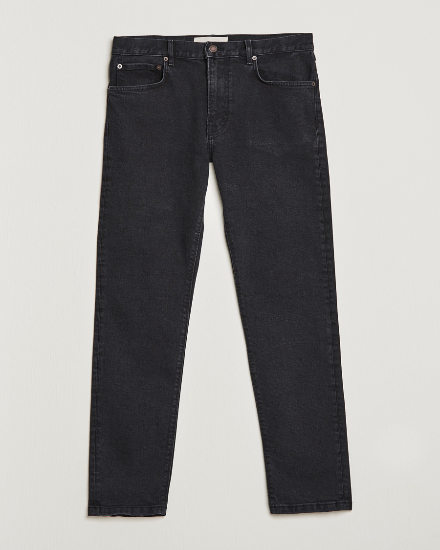 Herr | Byxor | Jeanerica | TM005 Tapered Jeans Black 2 Weeks