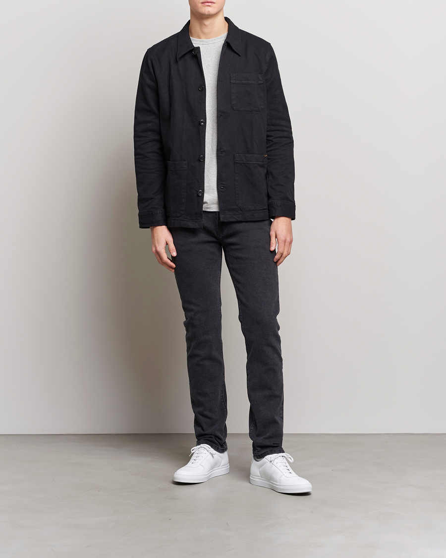 Herr | New Nordics | Jeanerica | SM001 Slim Jeans Used Black