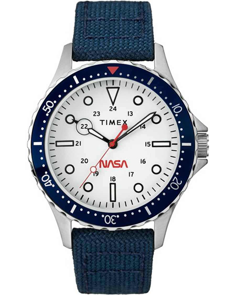 Herr | Timex Navi XL NASA 41mm Blue/White Dial | Timex | Navi XL NASA 41mm Blue/White Dial