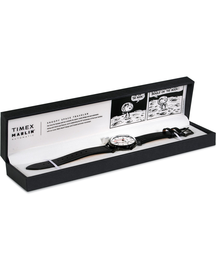 Herr | Timex Marlin Automatic Snoopy Space Traveller 40mm Black | Timex | Marlin Automatic Snoopy Space Traveller 40mm Black
