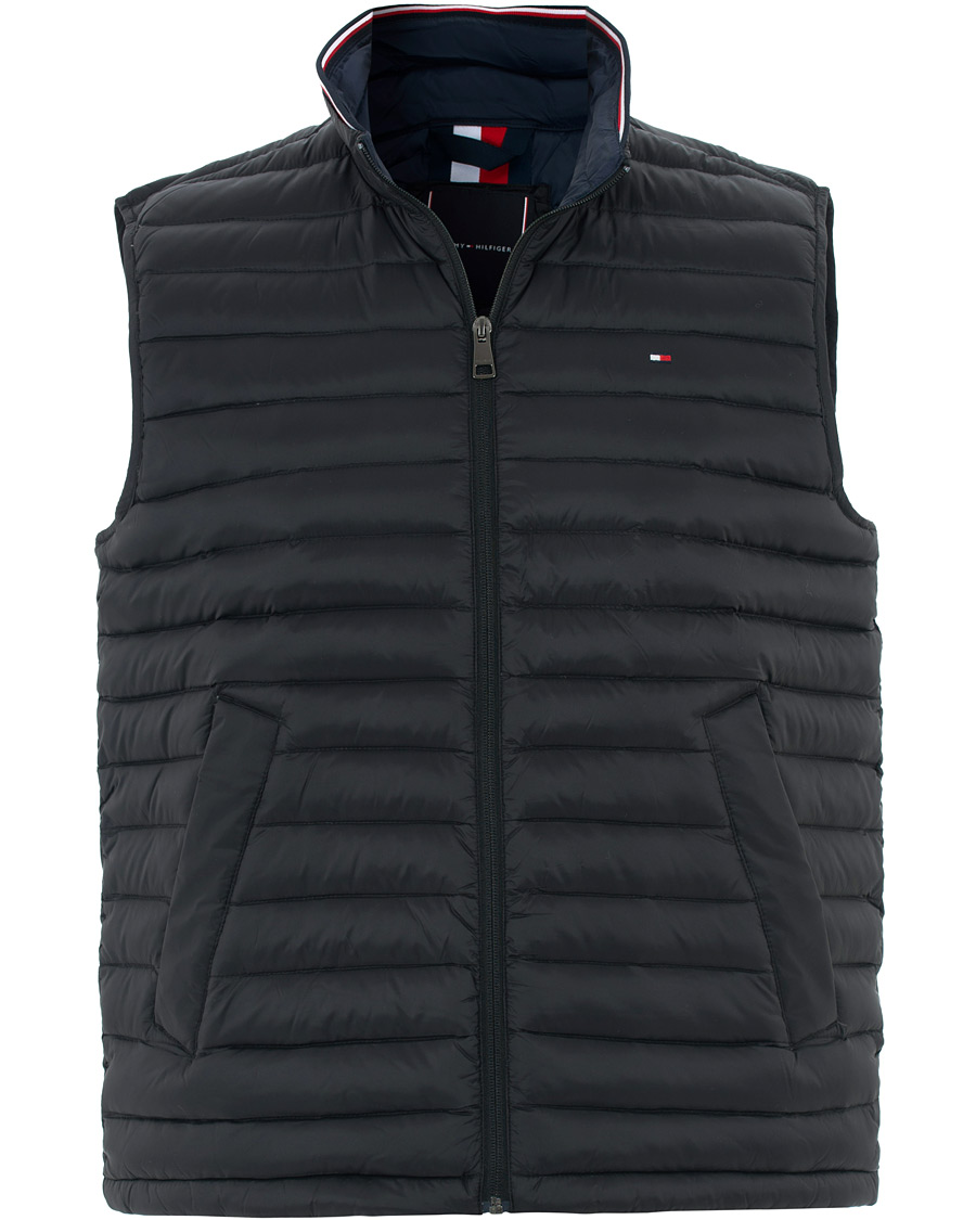 Herr | Jackor | Tommy Hilfiger | Packable Lightweight Down Vest Jet Black